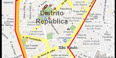 Bản đồ của Division São Paulo