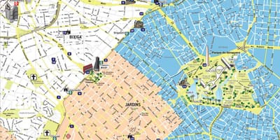 Bản đồ của du lịch São Paulo