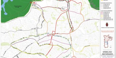 Bản đồ của Ermelino mát-xa dầu São Paulo - Đường