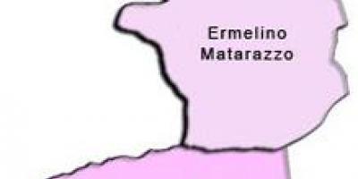 Bản đồ của Ermelino mát-xa dầu phụ tỉnh