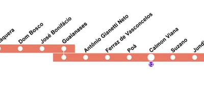 Bản đồ của GIẤY São Paulo - Đường 11 - san Hô