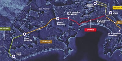 Bản đồ của Hệ Integrado Metropolitano - SIM