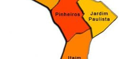 Bản đồ của hồ bơi phụ tỉnh