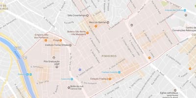 Bản đồ của hồ bơi São Paulo