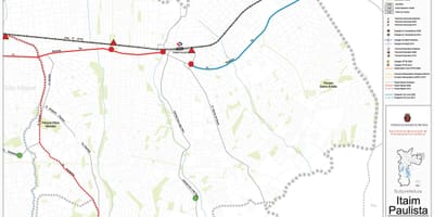 Bản đồ của Itaim são paulo - Vila Curuçá São Paulo - Công vận chuyển