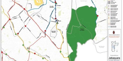Bản đồ của Jabaquara São Paulo - Công vận chuyển