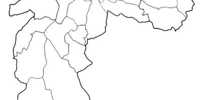 Bản đồ của khu Nordeste São Paulo