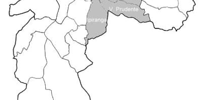 Bản đồ của khu Sudeste São Paulo