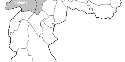 Bản đồ của khu Tây São Paulo