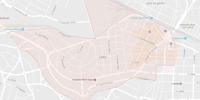 Bản đồ của Lapa São Paulo