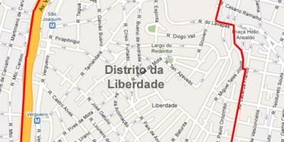 Bản đồ của Liberdade São Paulo