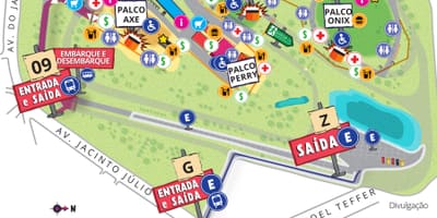 Bản đồ của Mạch của Interlagos