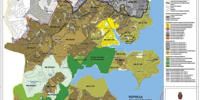 Bản đồ của M ' boi Mirim São Paulo - Nghề nghiệp của đất