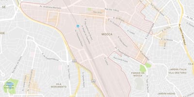 Bản đồ của Mooca São Paulo