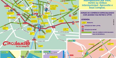 Bản đồ của mua sắm São Paulo