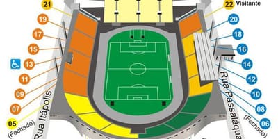 Bản đồ của Pacaembu São Paulo sân vận động