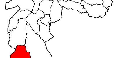 Bản đồ của Parelheiros, sub-tỉnh São Paulo