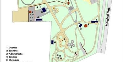 Bản đồ của Piqueri São Paulo Park