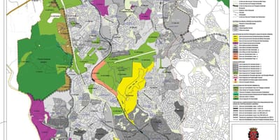 Bản đồ của Pirituba-Jaraguá São Paulo - Nghề nghiệp của đất