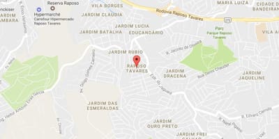 Bản đồ của Raposo Chủ São Paulo