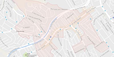 Bản đồ của Rio Pequeno São Paulo
