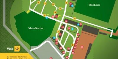Bản đồ của Rodeio São Paulo park
