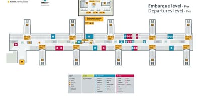 Bản đồ của sân bay quốc tế São Paulo-sao-paulo - thiết bị đầu Cuối 3