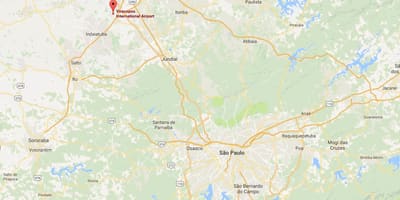 Bản đồ của sân bay quốc tế Angeles
