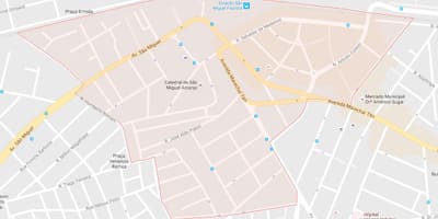 Bản đồ của São Miguel Đơn São Paulo