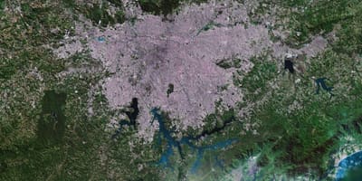 Bản đồ của São Paulo vệ tinh