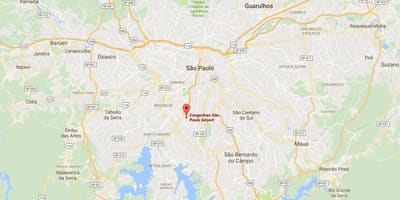 Bản đồ của São Paulo sân bay quốc tế salvador