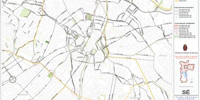 Bản đồ của Sé São Paulo - Đường