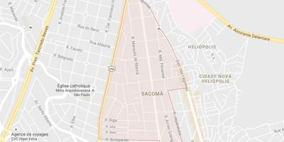 Bản đồ của Sacomã São Paulo