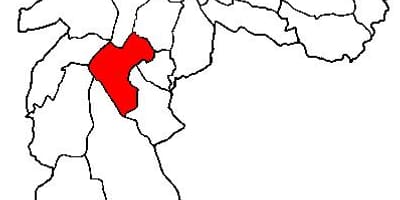 Bản đồ của Santo Tất phụ tỉnh São Paulo