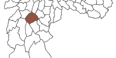 Bản đồ của Santo Tất quận