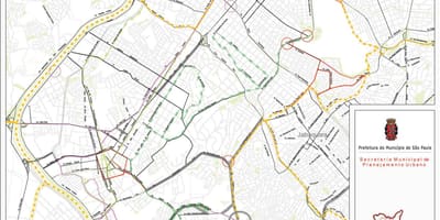 Bản đồ của Santo Tất São Paulo - Đường