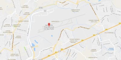 Bản đồ của sân bay sao-paulo