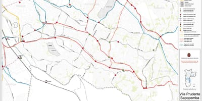 Bản đồ của Sapopembra São Paulo - Công vận chuyển