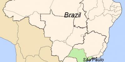 Bản đồ của São Paulo, Brazil