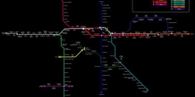 Bản đồ của São Paulo GIẤY metro