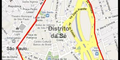 Bản đồ của Sé São Paulo