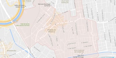 Bản đồ tây vọng dương São Paulo