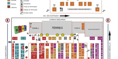 Bản đồ của thành phố trường của São Paulo