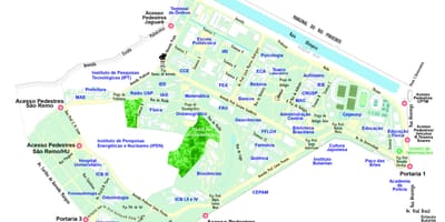 Bản đồ của đại học São Paulo - TUYÊN