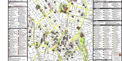 Bản đồ của trung tâm thành phố São Paulo