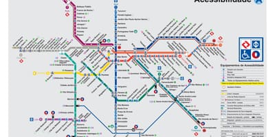 Bản đồ của vận tải, Sao Paulo - khuyết tật