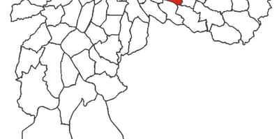 Bản đồ của Vila Formosa quận