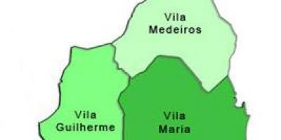 Bản đồ của Vila Maria phụ tỉnh