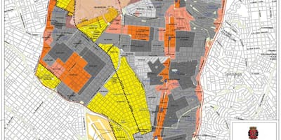 Bản đồ của Vila Mariana São Paulo - Nghề nghiệp của đất