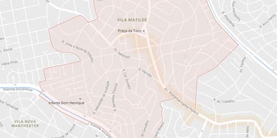 Bản đồ của Vila Matilde São Paulo